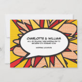 Save The Date Bande Dessinée de Changement de Date Reporté (Dos)