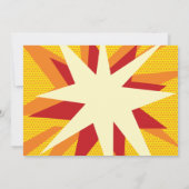 Save The Date Bande dessinée de fun moderne KA-POW (Dos)