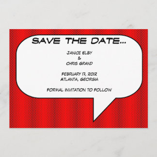 Save The Date Bande dessinée Enregistrer la date
