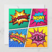 Save The Date Bande Dessinée Superhero Enregistrer La Date (Dos)