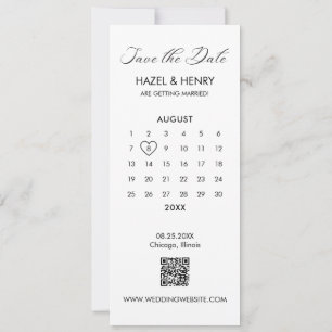 Save The Date Bande photo minimaliste moderne