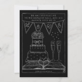 Save The Date Banner Over Me Is Love Monogrammed Mariage (Devant)