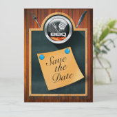 Save The Date Barbecue de sauvegarde de la date (Debout devant)