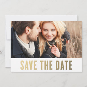 Save The Date Barre Gras   Annonce de Mise à Jour de Date