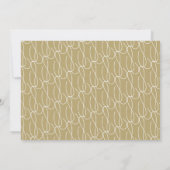 Save The Date Bars Classiques Monogramme Moderne 3 Mariage Multi (Dos)