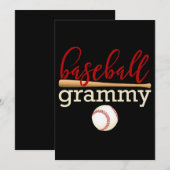 Save The Date Base-ball de la famille Grammy (Devant / Derrière)