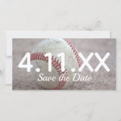 Save The Date Baseball Enregistrer la date (Devant)