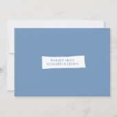 Save The Date BASHART Mariage Juif Enregistrer La Date Invitatio (Dos)