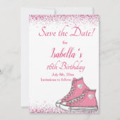 Save The Date Basket Anniversaire, Parties scintillant douce 16 (Devant)