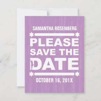 Save The Date Bat mitzvah de type Big Enregistrer la date en vio