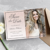 Save The Date Bat mitzvah Enregistrer La Date Rose Gold Parties 