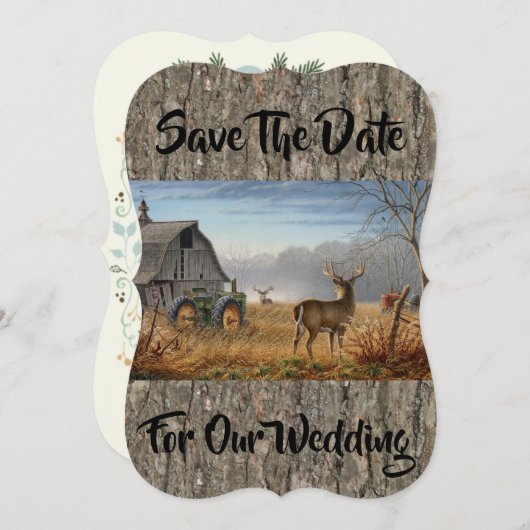 Save The Date Bataille Des Bucks (Devant / Derrière)