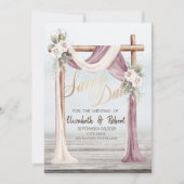 Save The Date Beach Arbor Enregistrer La Date (Devant)