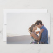 Save The Date Beach Destination Mariage Photo Enregistrer La Dat (Dos)