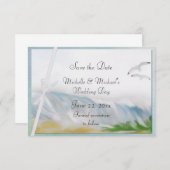 Save The Date Beach Dunes Romance Sauvez la date (Devant / Derrière)