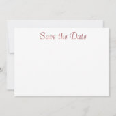 Save The Date Beach Sand Heart Sauvez la date (Dos)