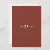 Save The Date Beach Seashell Mariage Mariage Enregistrer La Date (Dos)