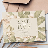 Save The Date Beachy Boho Photo Wedding Enregistrer la date