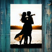 Save The Date Beau Mariage photo d'oiseaux côtiers de Héron Bleu