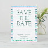 Save The Date Beau pastel motif (Debout devant)