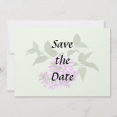 Save The Date Beaux Lilas (Dos)