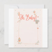 Save The Date Bébé Fille (Dos)