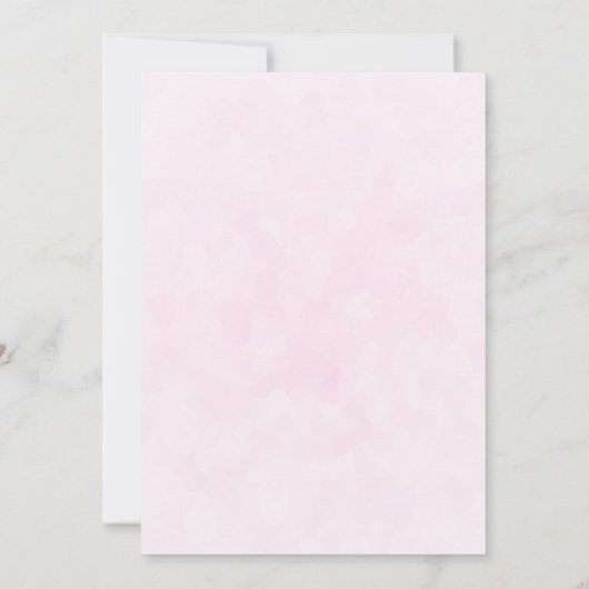 Save The Date Bébé mignon dans une couverture de coeur Enregistr (Dos)