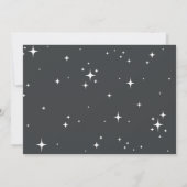 Save The Date Bébé son froid dehors typographie photo de Noël (Dos)