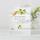 Save The Date Beer Willow Green and Gold (Debout devant)