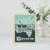 Save the date | Beieren, Kasteel Neuschwanstein Aankondigingskaart (Staand voorkant)