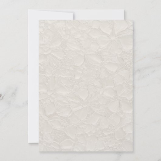 Save The Date Beige Neutral Simple Élégant Enregistrer La Date (Dos)