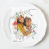 Save The Date Belle Arche Florale Photo Mariage Enregistrer La D