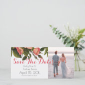 Save The Date Belle Botanique rose Rose vintage (Debout devant)