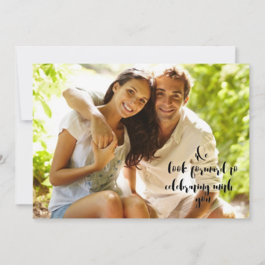 Save The Date Belle Cactus Photo Succulente Enregistrer La Date (Dos)