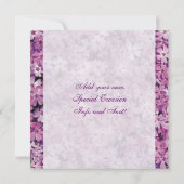 Save The Date Belle Phlox Violet Annonces (Dos)