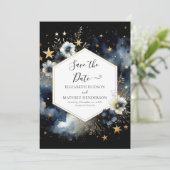 Save The Date Belle photo Mariage céleste (Debout devant)