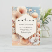 Save The Date Belle Plage Chic Mariage (Debout devant)