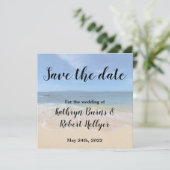 Save The Date Belle plage Hawaiian Enregistrer la date (Debout devant)