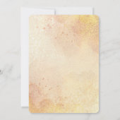 Save The Date Belle tête de cheval Portrait en Aquarelle (Dos)