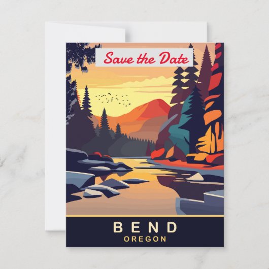 Save The Date Bend, Oregon (Devant)