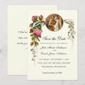 Save The Date Bénédiction de mariage catholique Mariage de valid (Devant / Derrière)