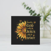 Save The Date Béni Par Dieu - Aimé Par Jésus, Tournesol (Debout devant)