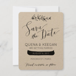 Save The Date Berry and Canoe Sauvegarder la date