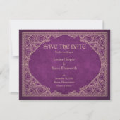 Save The Date Bibliothèque Livre Bourgogne Geek Mariage littérai (Devant)