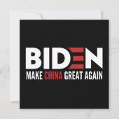 Save The Date biden Make China Great Again (Devant)
