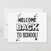 Save The Date Bienvenue au retour à l'école ! (Dos)
