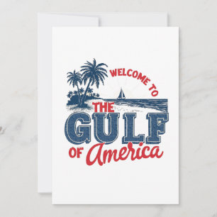 Save The Date Bienvenue dans le Golfe d'Amérique Immigrant Mexic