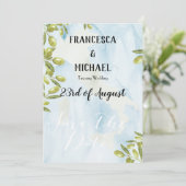 Save The Date Bienvenue en Italie Thème toscan (Debout devant)