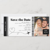 Save The Date Billet de Planche Date à Sauvegarder (Devant)