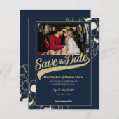 Save The Date Billets de baseball à conserver avec photo (Devant / Derrière)